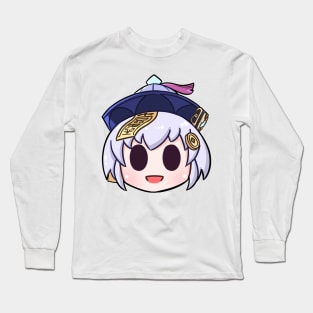 Genshin Impact Qiqi chibi head Long Sleeve T-Shirt